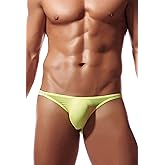 Newsywell Men's Ice Silk Bikinis Low Rise Briefs Underwear