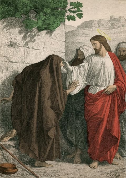 Amazon Com Jesus Christ Healing The Sick Poster Print By Science Source 18 X 24 Posters Prints