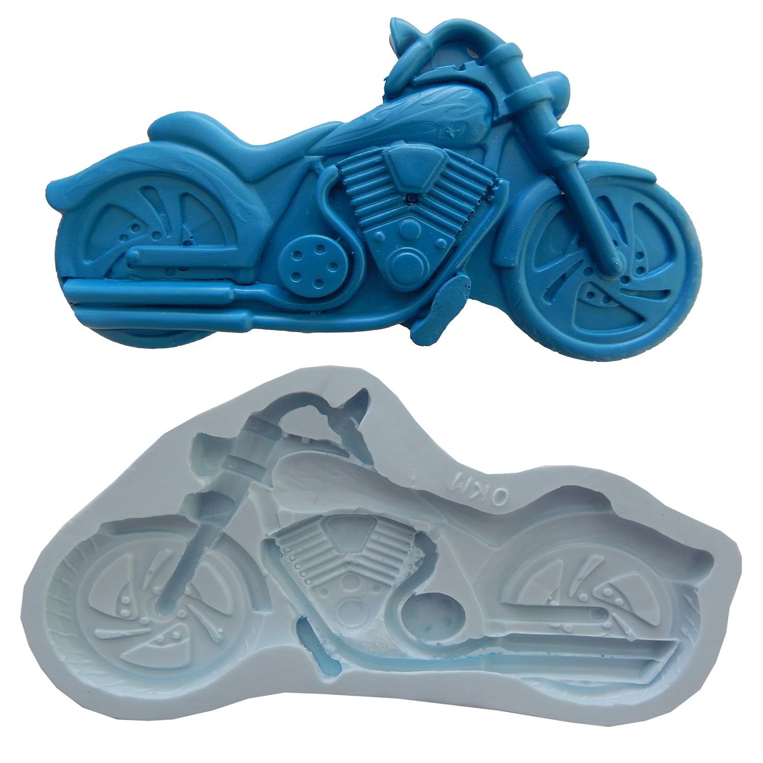 Silicone Molds Motorcycle Cake Decorating Fondant Gompaste