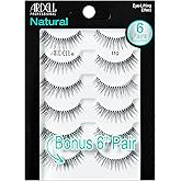Ardell False Eyelashes, Natural Lashes 110 - Lightweight Reusable Strip, Eye-Lifting Effect, 5 Pairs + Bonus Pair