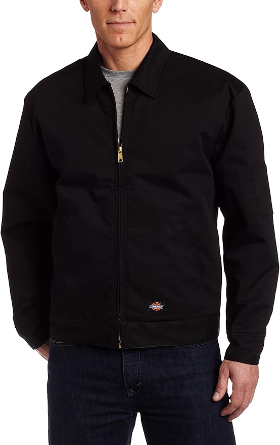 Dickies Men's Insulated Eisenhower Jacket, Black, Manufacturer Size4X