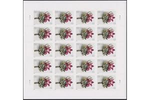 UNITED STATES POSTAL SERVICE USPS Contemporary Boutonniere Sheet of 20 Forever Postage Wedding Stamps Scott 5457