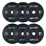 CAP Barbell Economy Olympic Bumper Plate Set with