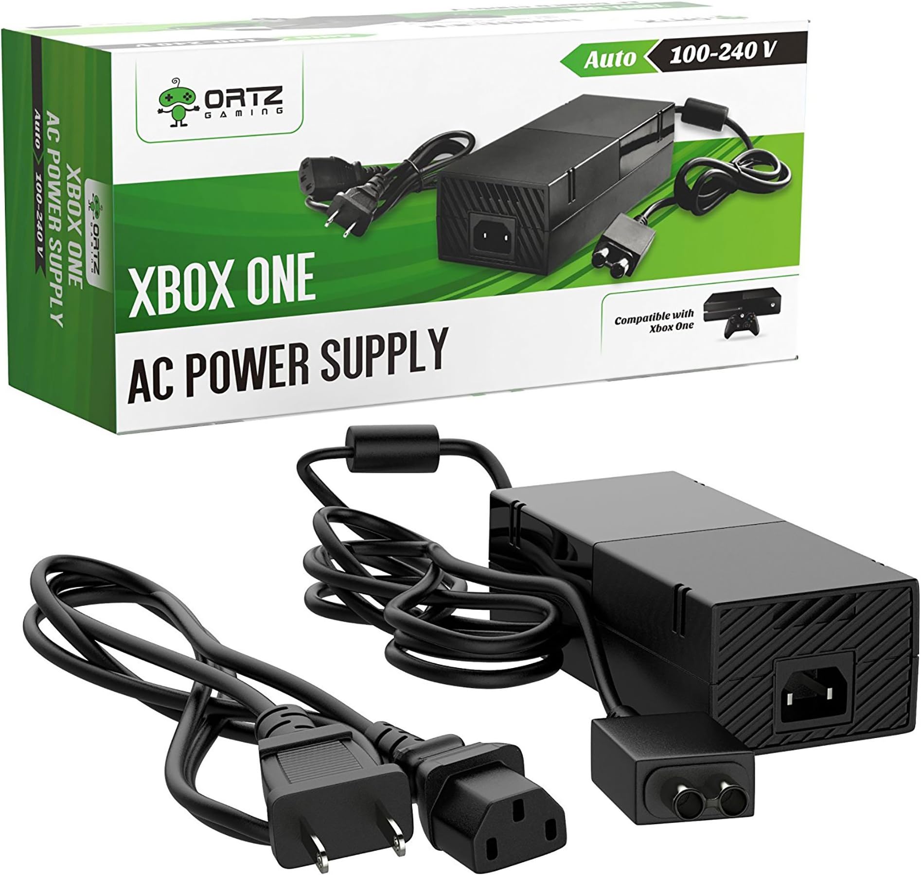 Ortz Xbox One Power Supply [ENHANCED QUIET VERSION] AC Adapter Cord Best for Charging Brick
