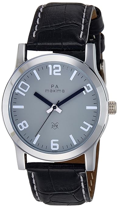 Slim Analog Black Dial Mens Watch - AD71SB05