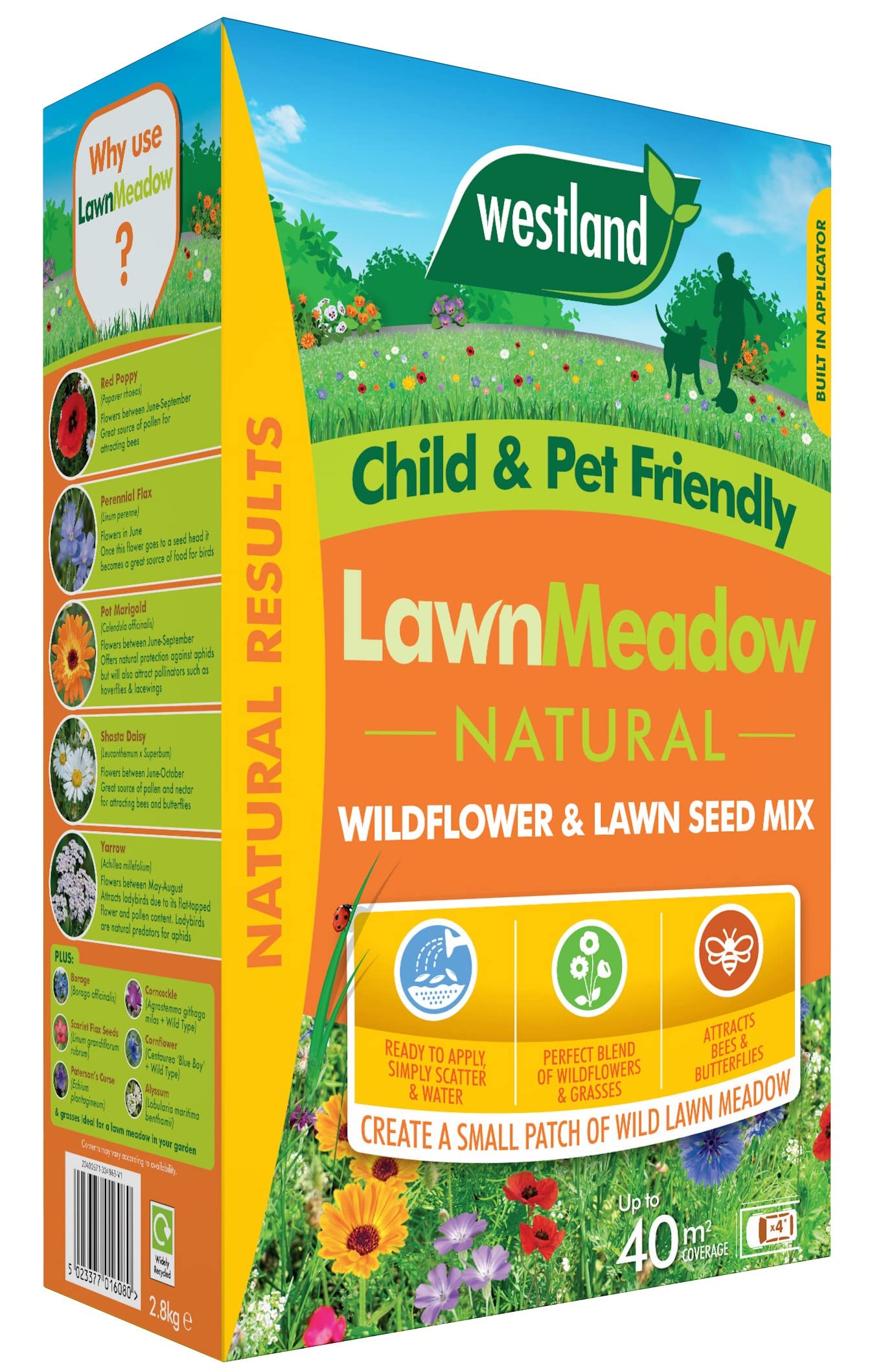 westland horticulture limited Lawn Meadow 40m2 Box, Green