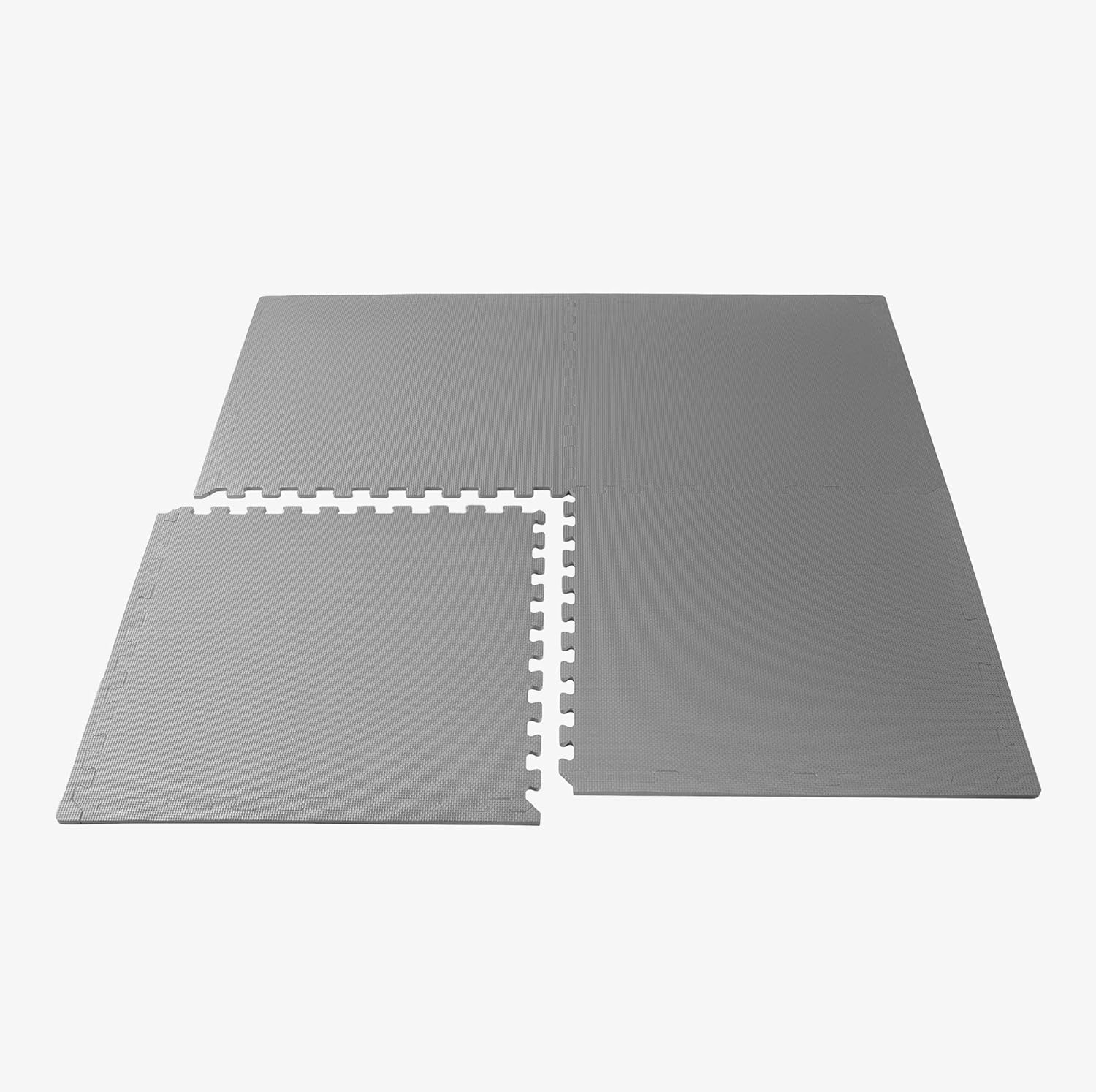 We Sell Mats 3/8 Inch Thick Multipurpose Exercise Floor Mat with EVA Foam, Interlocking Tiles, Anti-Fatigue for Home or Gym, 24 in x 24 in : Sports & Outdoors