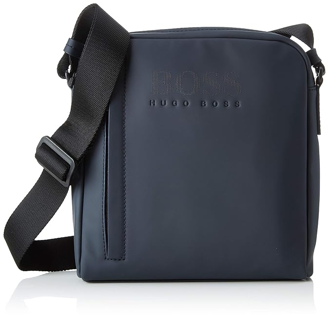 BOSS Herren Hyper_ns Zip Schultertasche, Blau (Navy) 9x23x16.5 cm