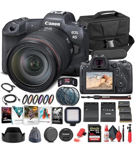 Amazon.com : Canon EOS R5 Mirrorless Digital Camera with 24-105mm