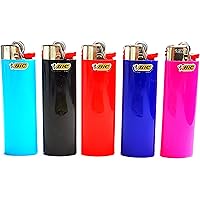 Bic Classic Full Size Lighter Maxi Full Size 5 Pack