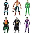 DC Comics, Batman 6-Pack | Batman, Robin, Nightwing, The Joker, The Riddler, Copperhead | 12-inch Action Figures, Kids Toys for Boys and Girls Ages 3 and Up