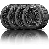 Set of 4 Mastertrack M-TRAC HP 215/45R17 91W XL High Performance Tires | All Season Passenger 215/45/17 + 3-Year Road Hazard Warranty Included (Tire Only)-UTQG 420AA