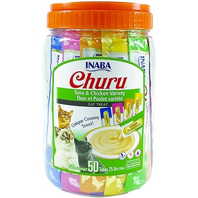 INABA Churu Lickable Pur&amp;eacute;e Natural Cat Treats