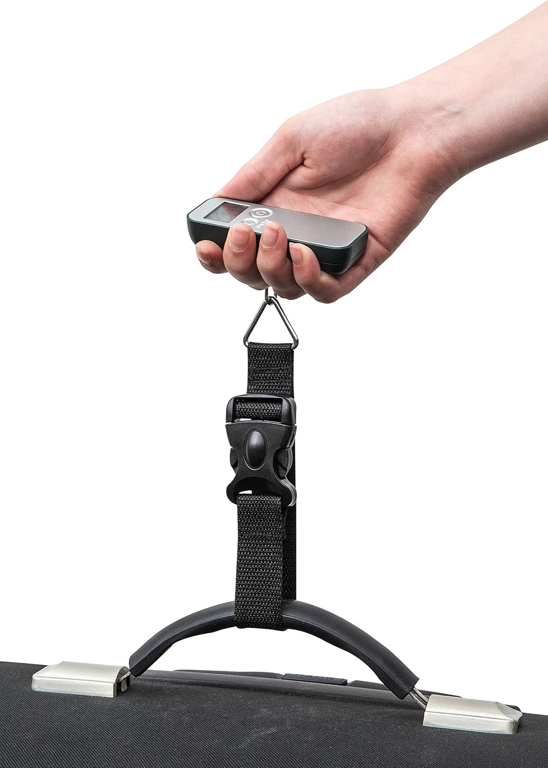 TFA Dostmann Digital Luggage Scales up to 40 kg 50.3000 Weight Control of Travel Luggage Tare Function Including Rear Backlight Including Battery Grey - Image 3