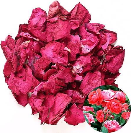 Amazon Com Tooget Dried Natural Real Red Rose Petals Organic
