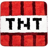 Jay Franco Minecraft Creeper TNT Tufted Polyester Bath Rug, Kids Bath (Official Minecraft Product)