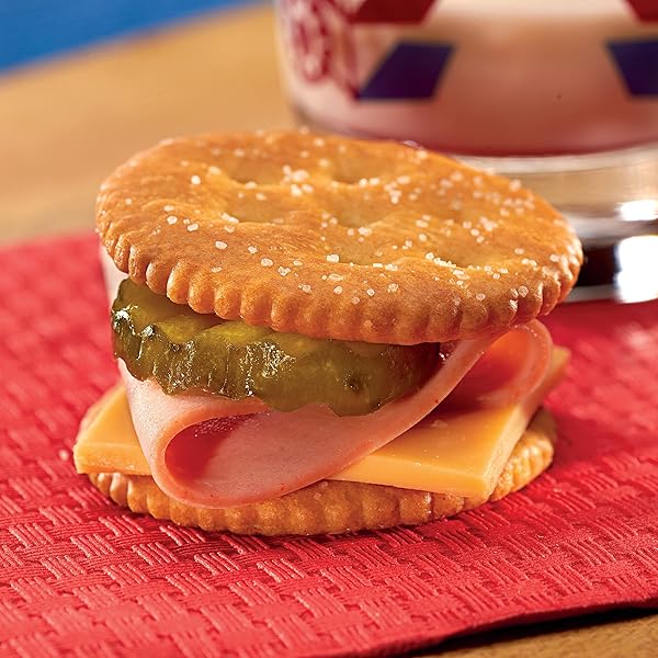 RITZ FRESH STACKS WHOLE WHEAT CRACKERS, TRAVEL SNACKS, 11.6 OZ (8 MULTI SNACK PACKS)