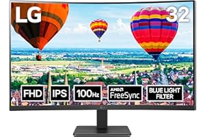 LG 32MR51CA 31.5” Full HD VA Curved Monitor with AMD FreeSync and 100Hz Refresh Rate
