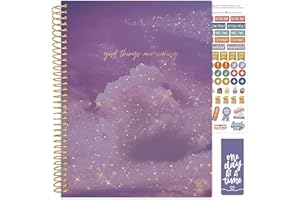 bloom daily planners 2026 Planner (January to December) - 8.5” x 11” Weekly & Monthly Dated Agenda Organizer Book with Stickers & Tabs - Flexible Soft Cover - Good Things Are Coming