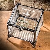 Baptism Gift for Girls Personalized Keepsake Box Engraved Clear Glass Jewelry J Devlin Box 825 EB222