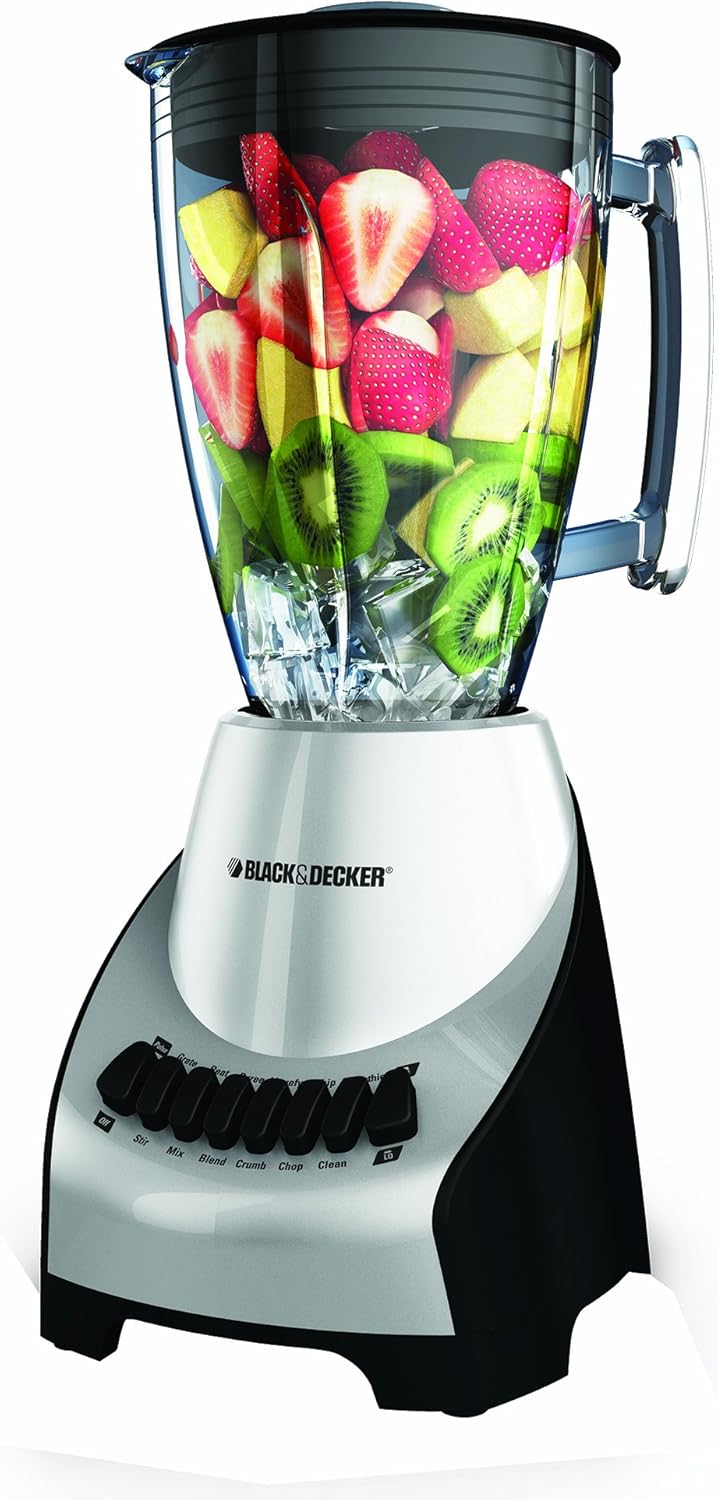 Black & Decker BL2500S 12-Speed Blender, Silver
