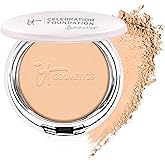 IT Cosmetics Celebration Foundation Illumination - Full-Coverage, Anti-Aging Powder Foundation - Blurs Pores, Wrinkles & Imperfections - 0.3 oz