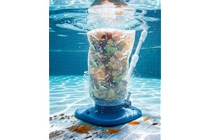 YOUSKY Rechargeable Pool Leaf Vacuum with Telescopic Pole, 83GPM Powerful Suction– Cordless Pool Skimmer for Inground & Above Ground Pools with 6.6Gal Leaf Catcher Bag for Heavy Debris Areas