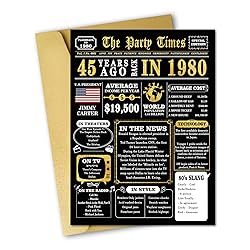 MOROLURU Funny 45th Birthday Gift for Women