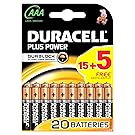 Duracell Plus Power Batteries 1.5 V (alcalino cilíndrico)