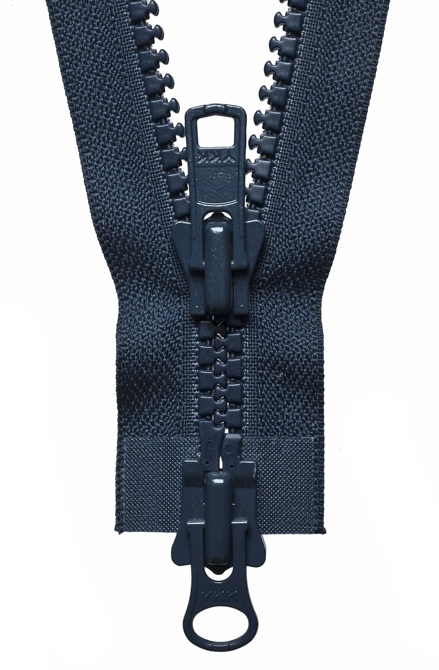 YKK Two Way Slider Zip, Blue, 76 cm Length โ image 1