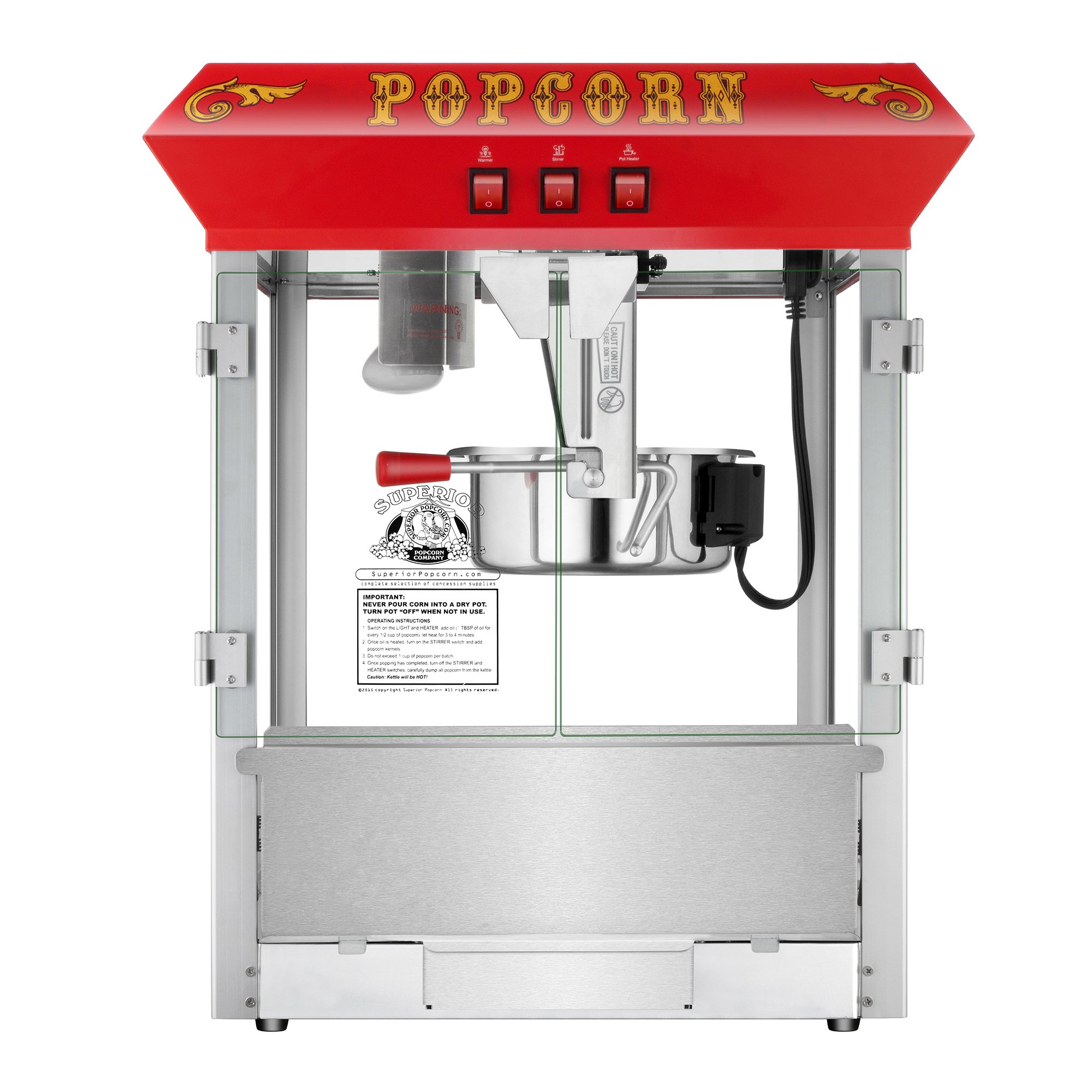 Superior Popcorn Company 4625 Hot and Fresh Countertop Style Popper