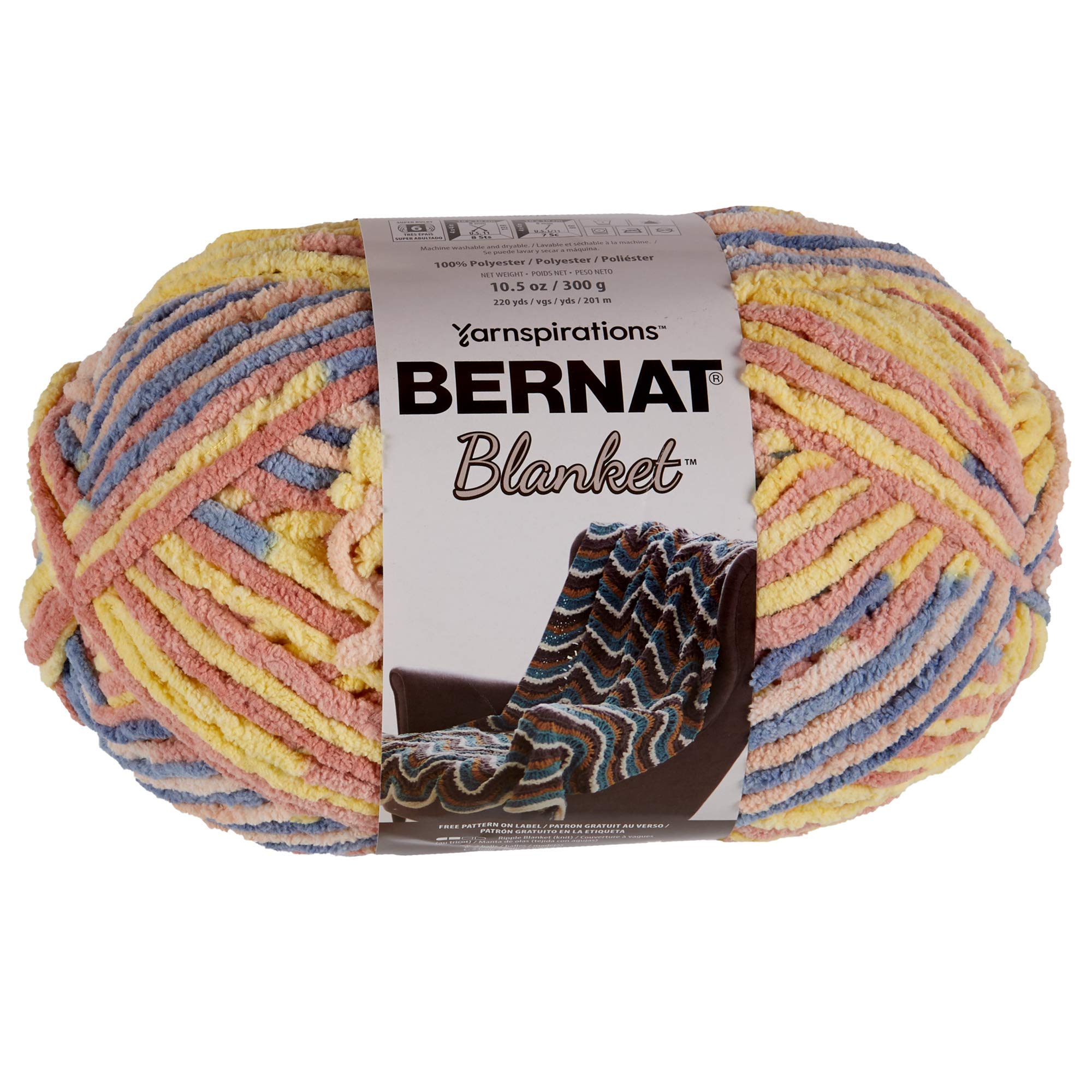 BERNAT Blanket, Pink Lagoon, 300g