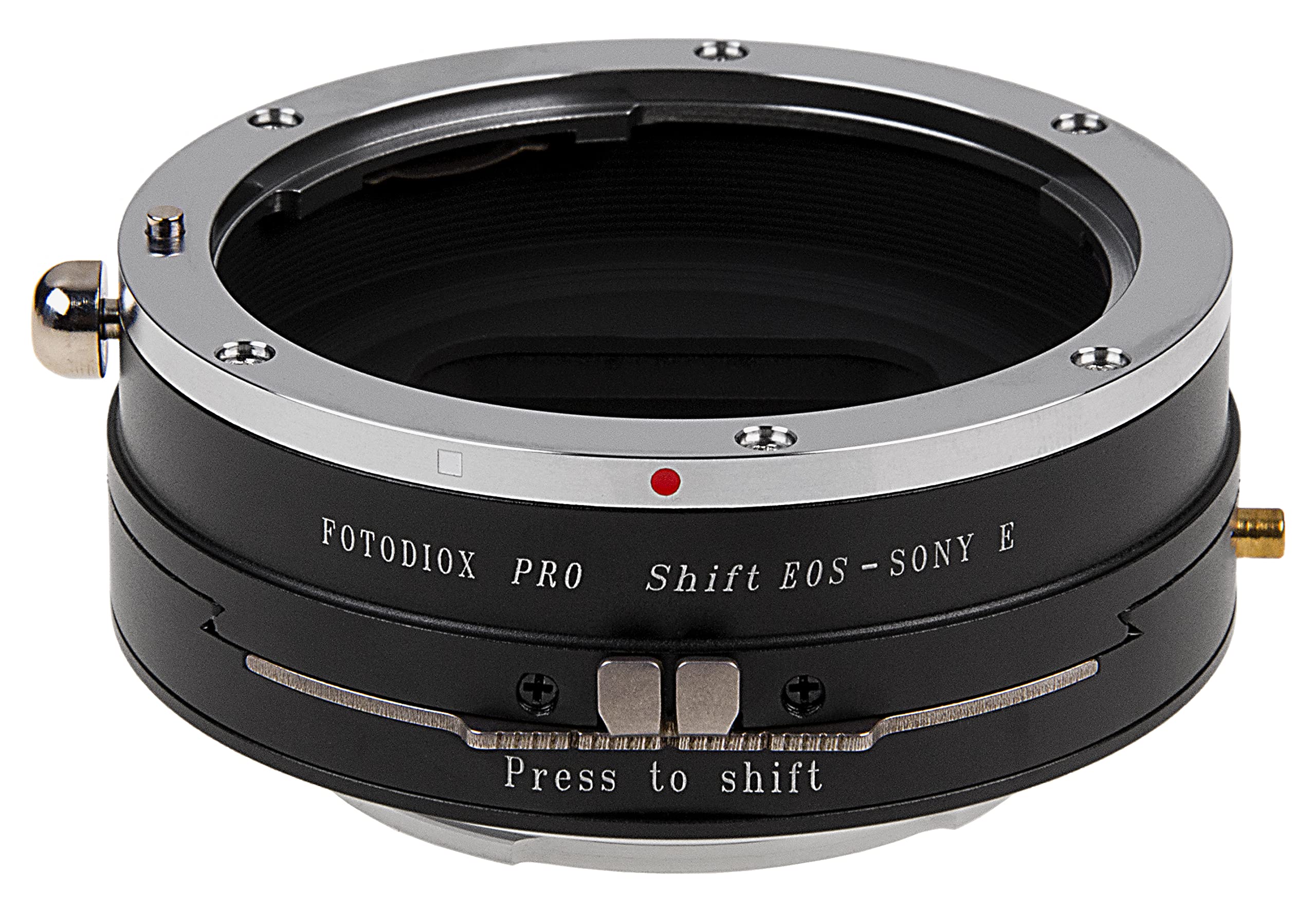 Fotodiox Pro Shift Lens Mount Adapter Compatible with Canon EOS EF and EF-S Lenses to Sony E-Mount Cameras