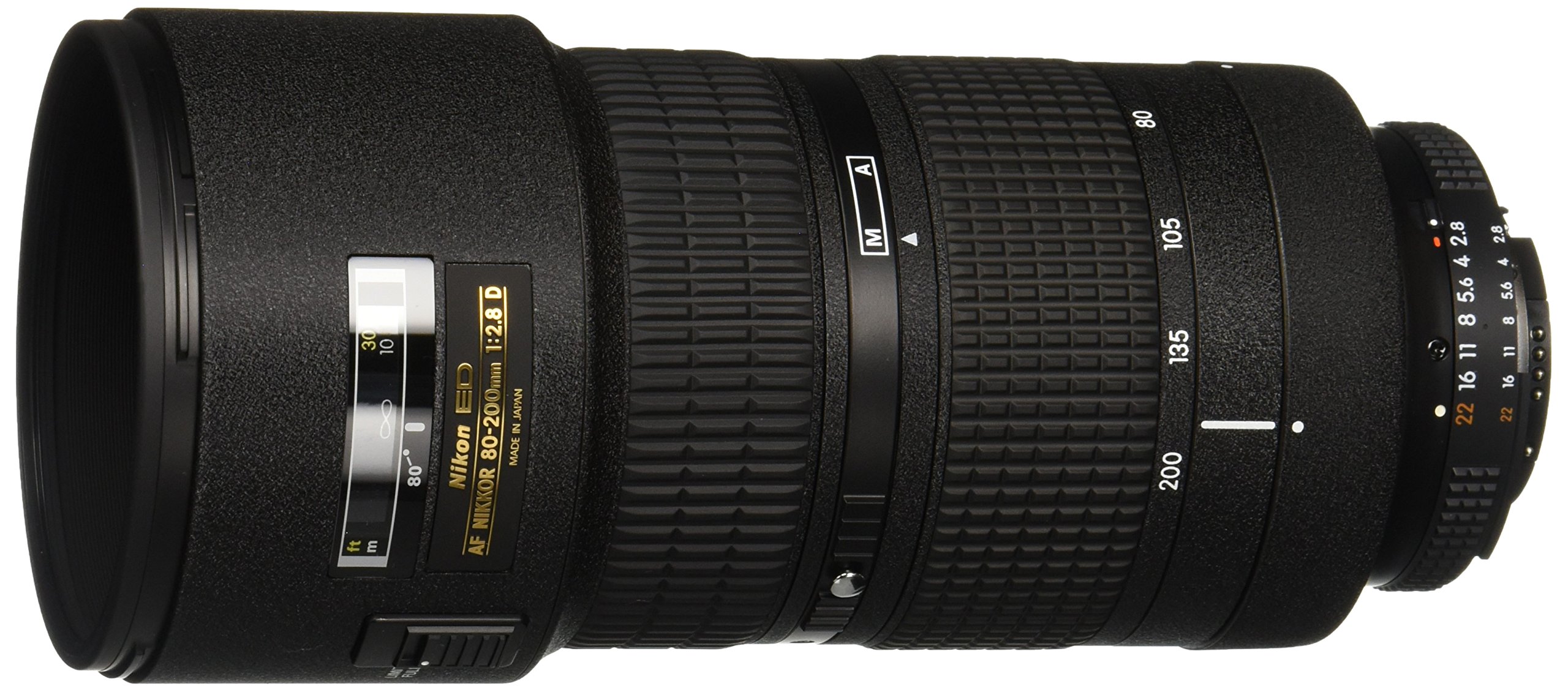 Nikon AF FX NIKKOR 80200mm f/2.8D ED Zoom Lens with Auto Focus for