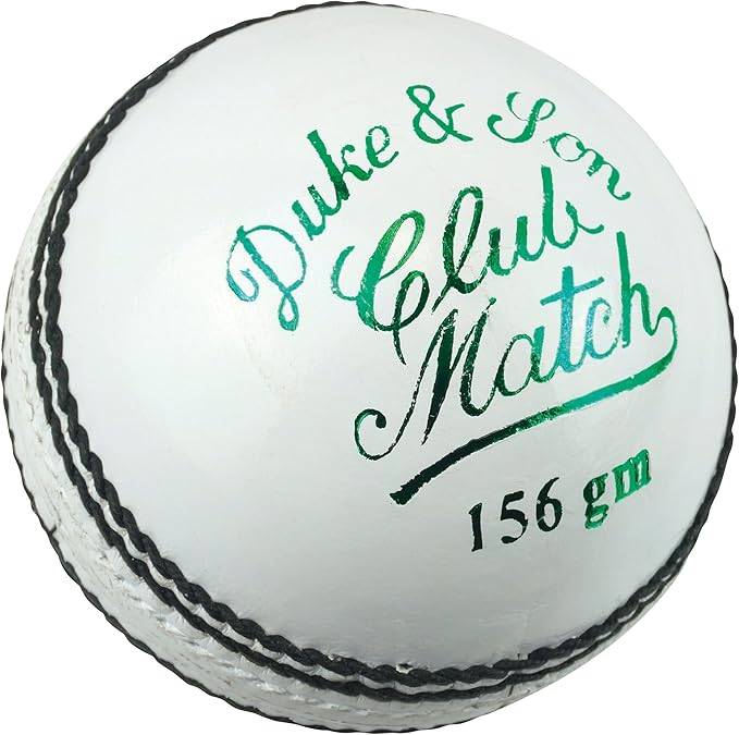 Dukes Club Match A Cricket Ball (Senior White) Amazon.co.uk Sports
