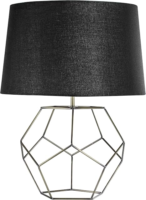 American Art Decor Ezra Bronze Industrial Geometric Metal Cage