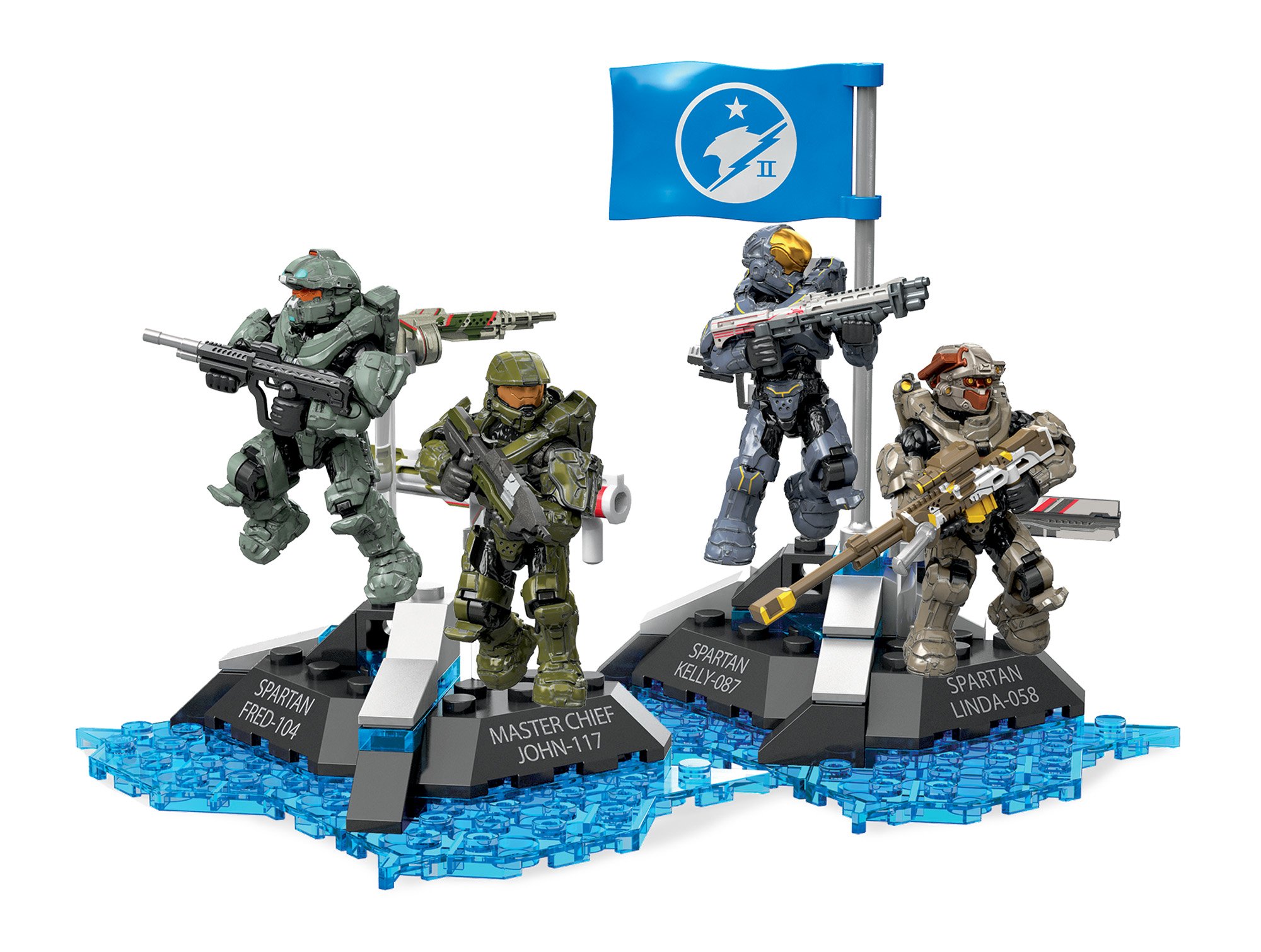 Mega Construx Halo Ultimate Blue Team Building Set 691163593654 | eBay
