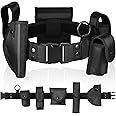 abcGoodefg Modular Equipment Security Utility Tactical Belt with Components Pouches Bags Holster for Guard Security Hunting