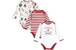 Touched by Nature Unisex Baby Organic Cotton Long-Sleeve Bodysuits