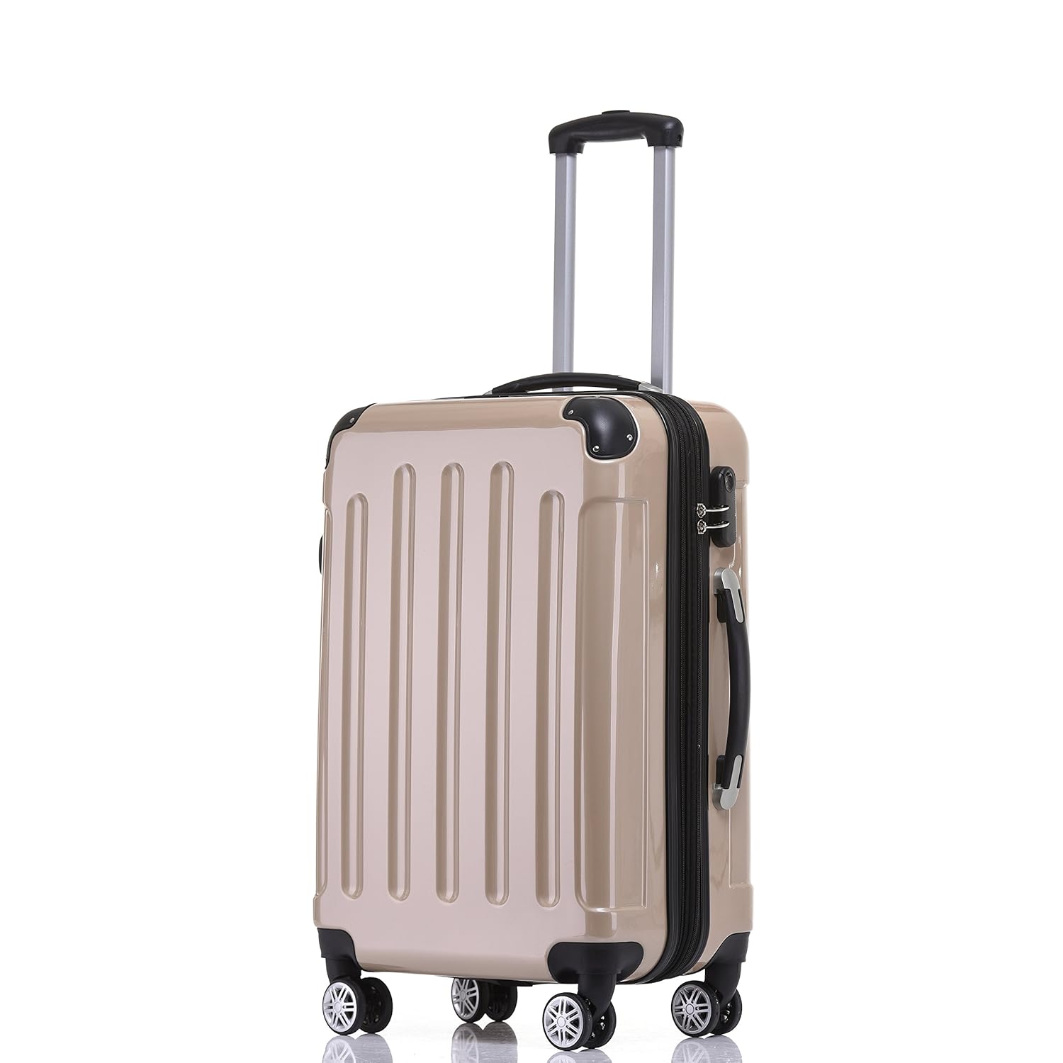 Beibye Juego de maletas rígidas policarbonato