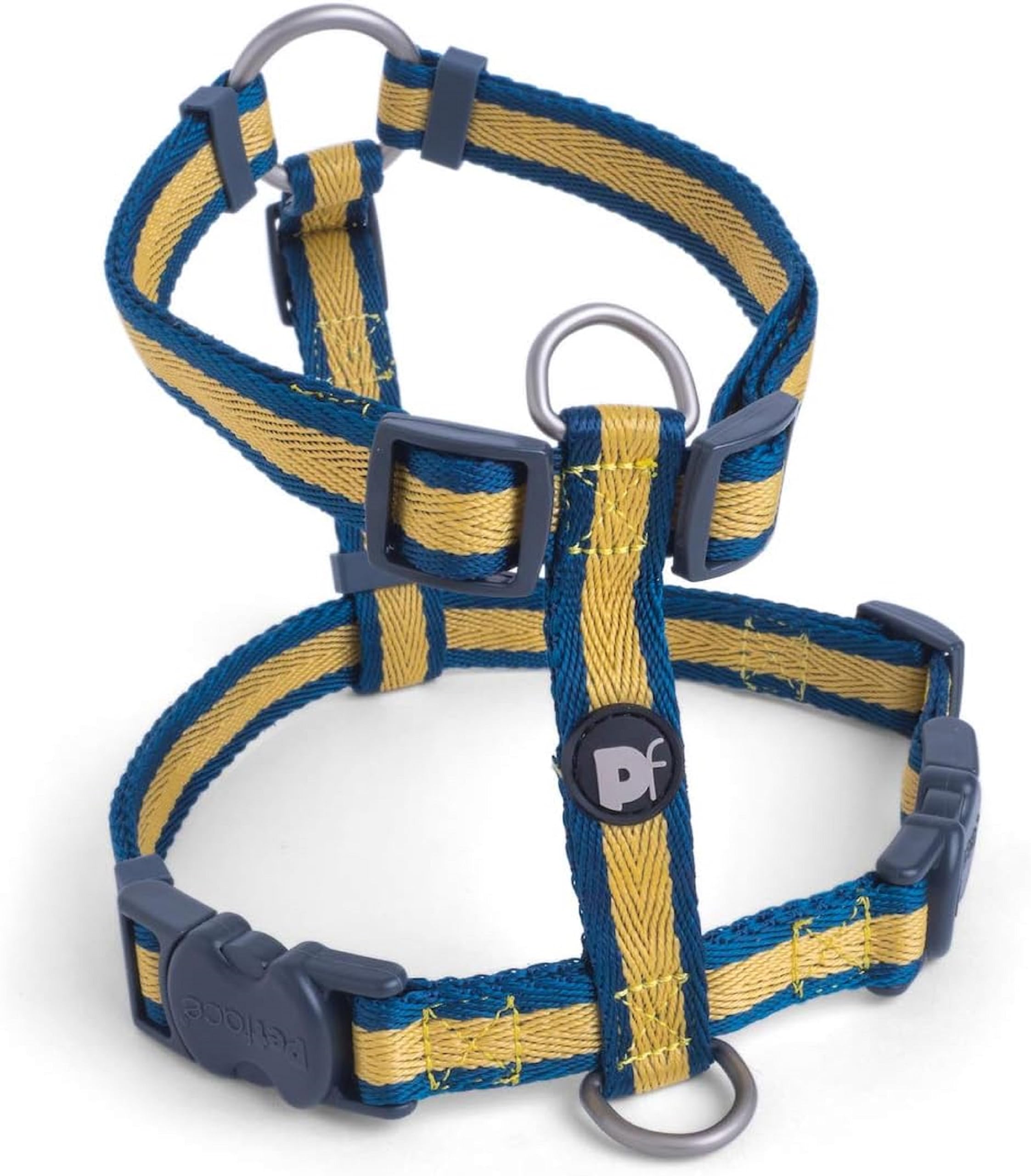 Petface Ocra Stripe Pattern Dog Harness, Medium