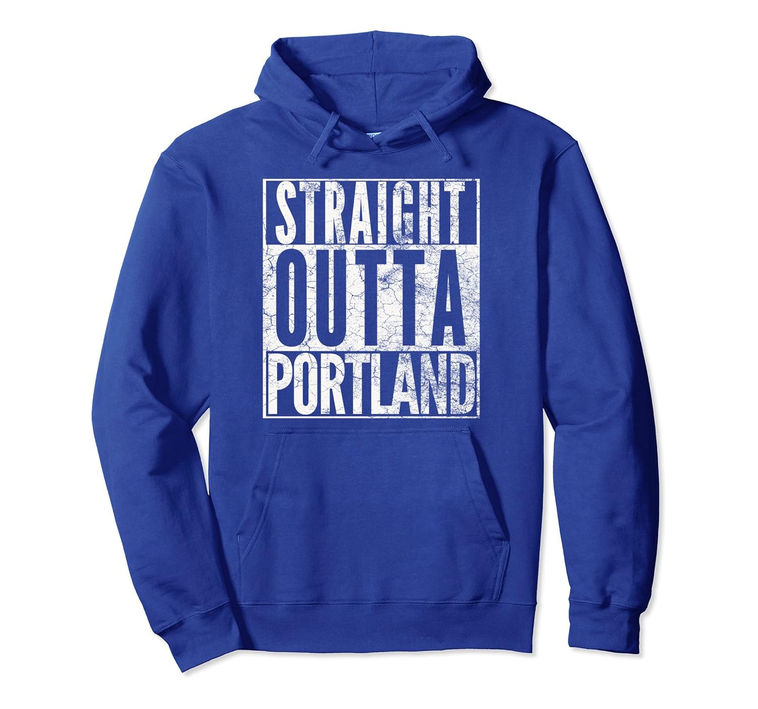 STRAIGHT OUTTA PORTLAND HOODIE FUNNY VINTAGE DISTRESSED GIFT-ANZ