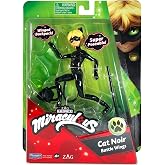 BANDAI Miraculous: Tales of Ladybug and Cat Noir Small Doll | 12cm Cat Noir With Accessories | Adrien Superhero Toy | Miraculous Dolls Range