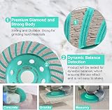 LEKOMESH Diamond Grinding Wheel 100mm Turbo Segments for Concrete Granite view 2