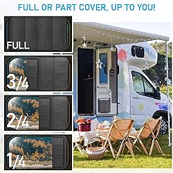 FDKJEJC Rv Door Window Shade Cover, Rv Blackout
