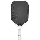 Holbrook Power Pro E Elongated Pickleball Paddle: USAPA Approved, Carbon Fiber Surface, Power, Control, Spin, Edgecraft Foam Polypropylene Honeycomb Core