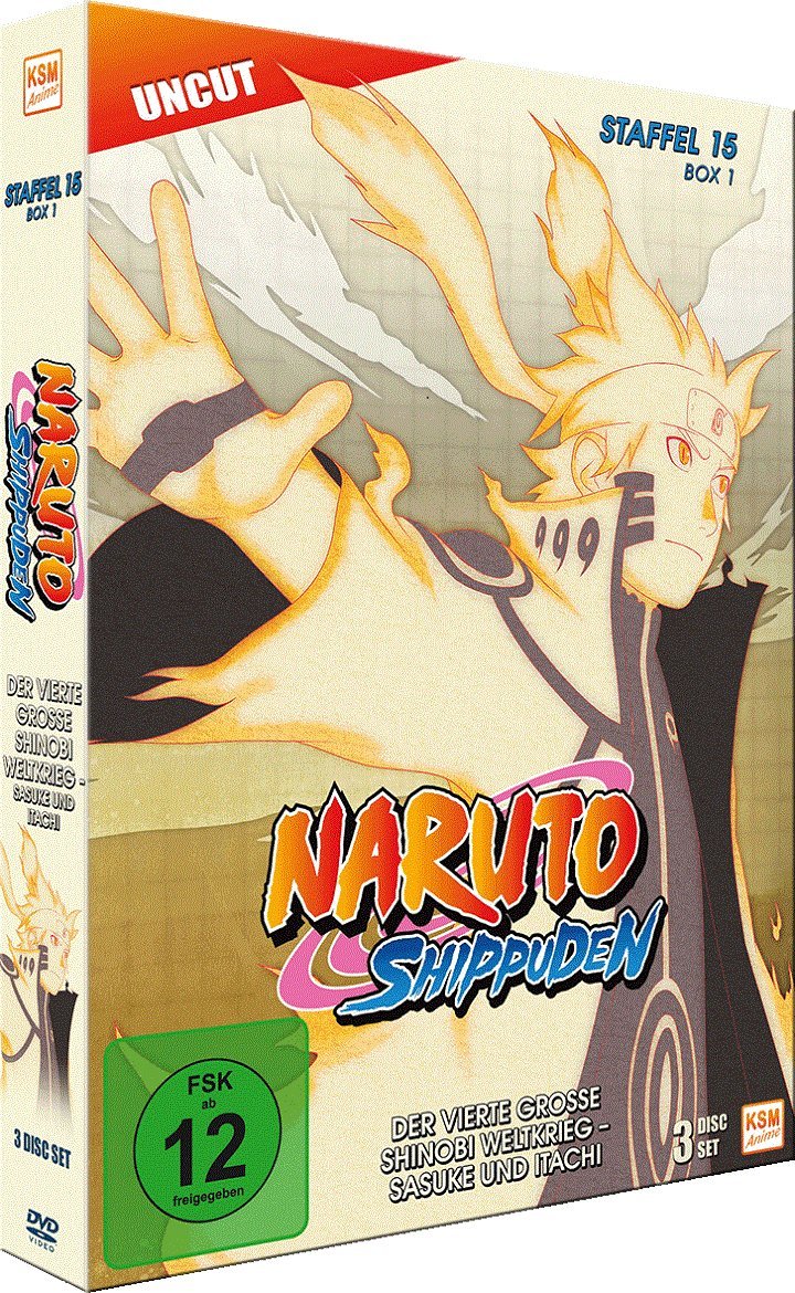 Naruto Shippuden - Staffel 15 - Box 1 Folgen 541-554, Uncut 3 Disc Set: Amazon.de: -, Hayato ...