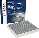 Bosch R5557 Activated Carbon Cabin Filter for Cleaner Air Pollen Dust Odors