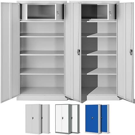Set Of 2 Office Cabinets With A Secret Compartment Filing Cabinet
