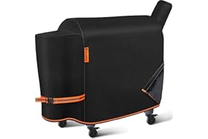 GUARDKOVE Grill Cover for Traeger Pro 34/780 Series, 2025 Upgraded 1000D Heavy Duty Waterproof Wood Pellet Smoker Cover, Tear & Fade Resistant with Buckle & Zipper, for Treager Pro 34/780/Texas 34, Z Grills700